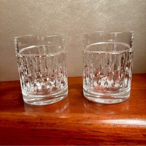 Ralph Lauren Crystal Aston Double Old Fashioned Whiskey Glass Set